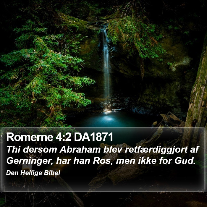 Romerne 4:2 DA1871 Bible Study