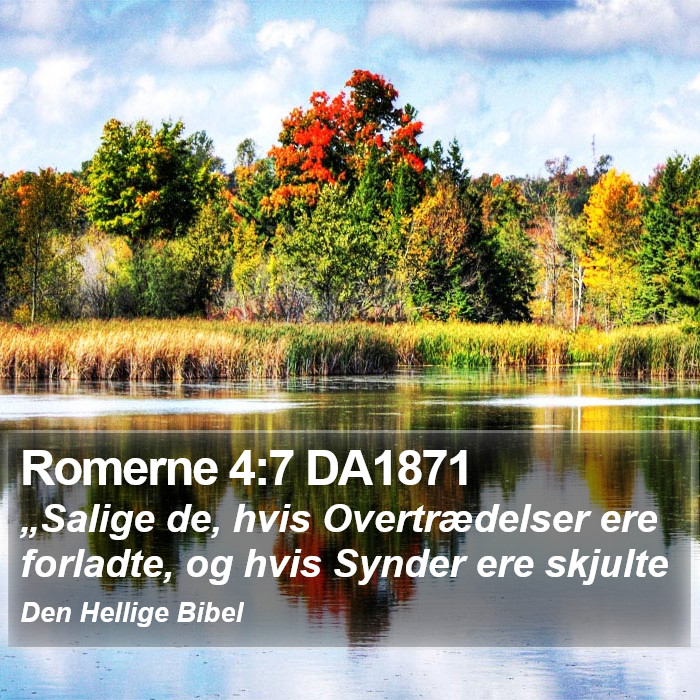 Romerne 4:7 DA1871 Bible Study