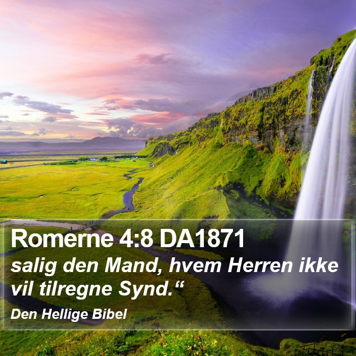 Romerne 4:8 DA1871 Bible Study