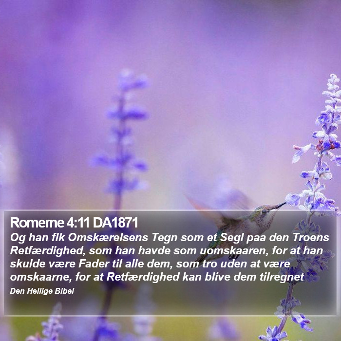 Romerne 4:11 DA1871 Bible Study
