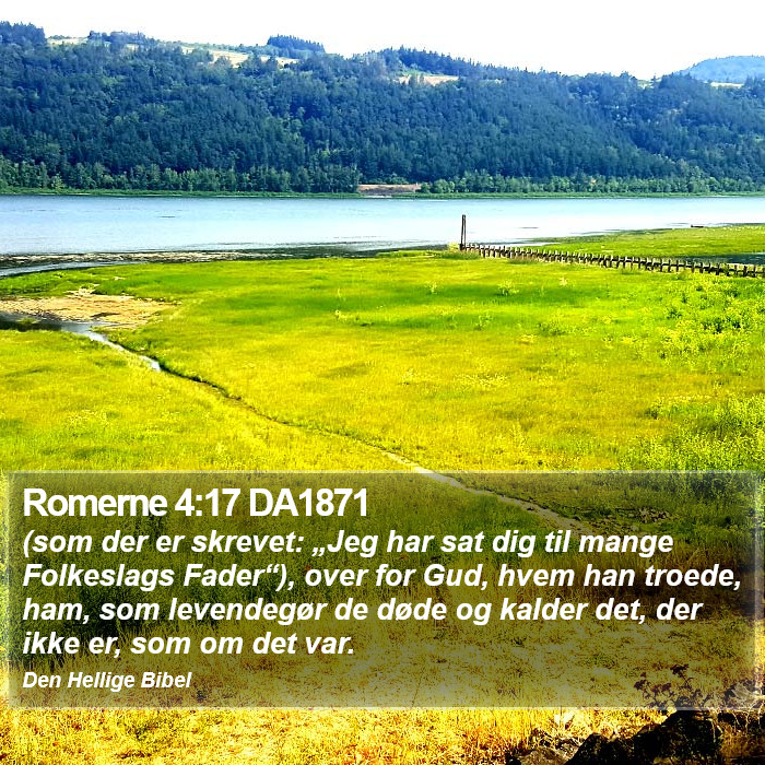 Romerne 4:17 DA1871 Bible Study