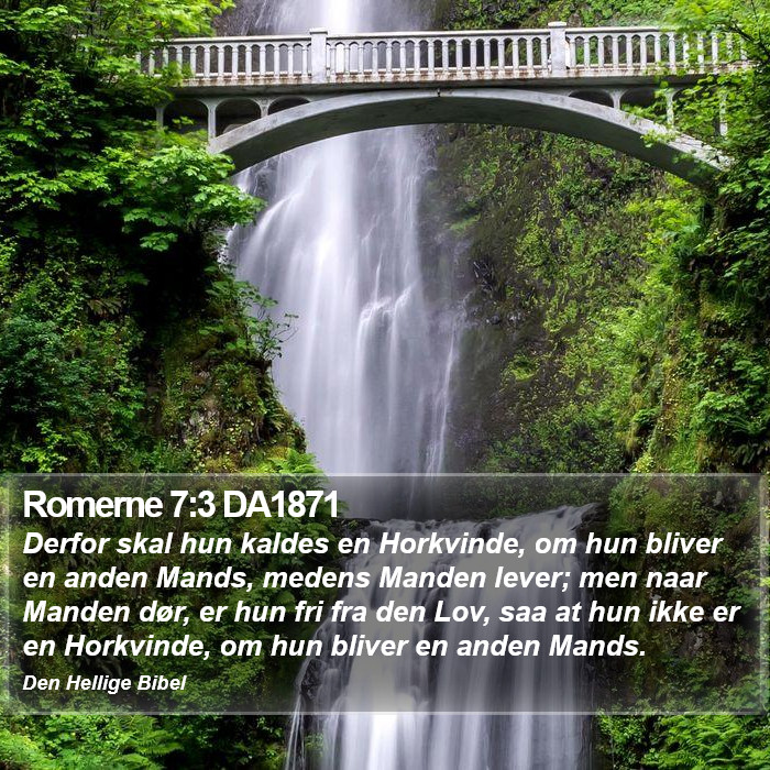 Romerne 7:3 DA1871 Bible Study