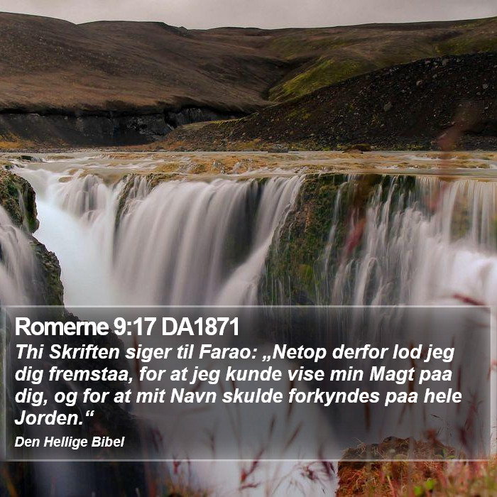 Romerne 9:17 DA1871 Bible Study