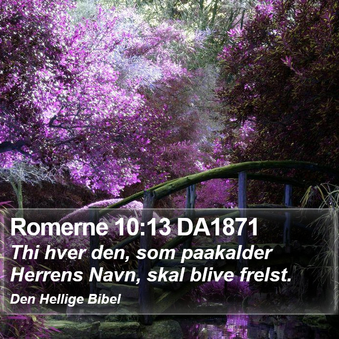 Romerne 10:13 DA1871 Bible Study