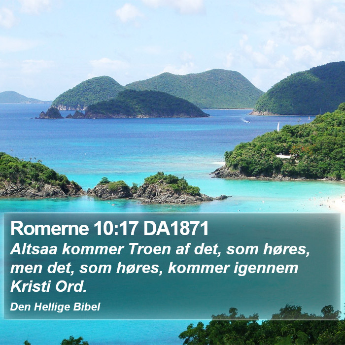 Romerne 10:17 DA1871 Bible Study