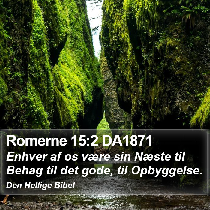 Romerne 15:2 DA1871 Bible Study