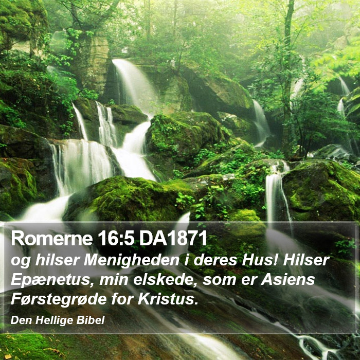 Romerne 16:5 DA1871 Bible Study