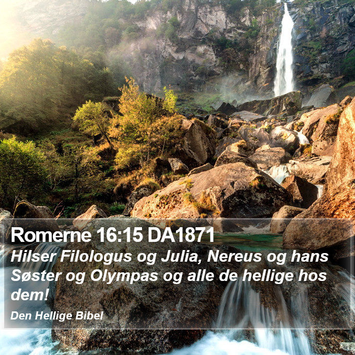 Romerne 16:15 DA1871 Bible Study