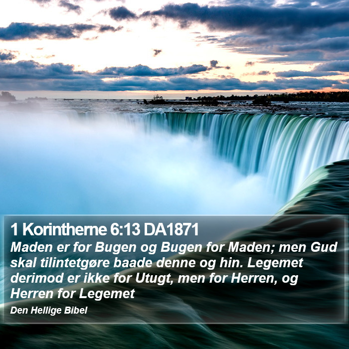 1 Korintherne 6:13 DA1871 Bible Study