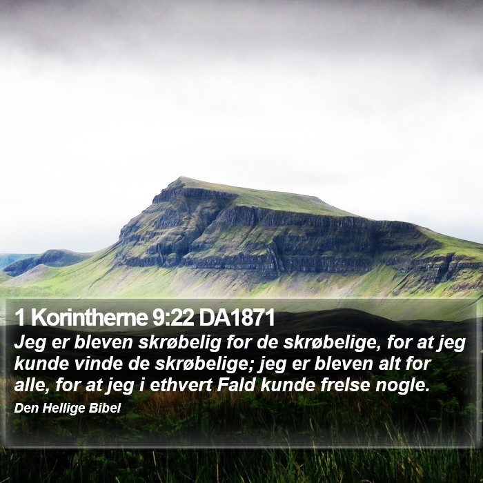 1 Korintherne 9:22 DA1871 Bible Study