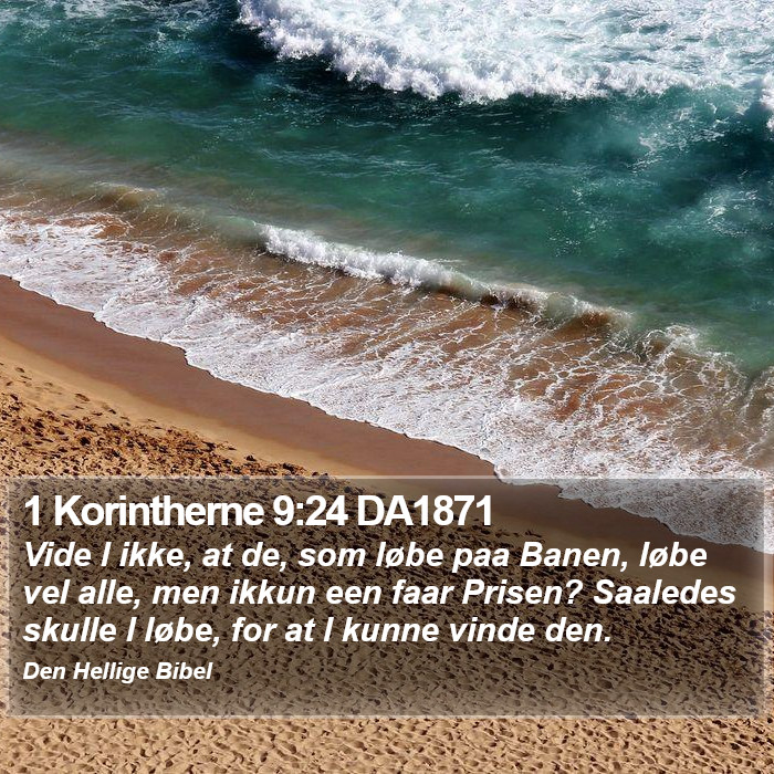 1 Korintherne 9:24 DA1871 Bible Study