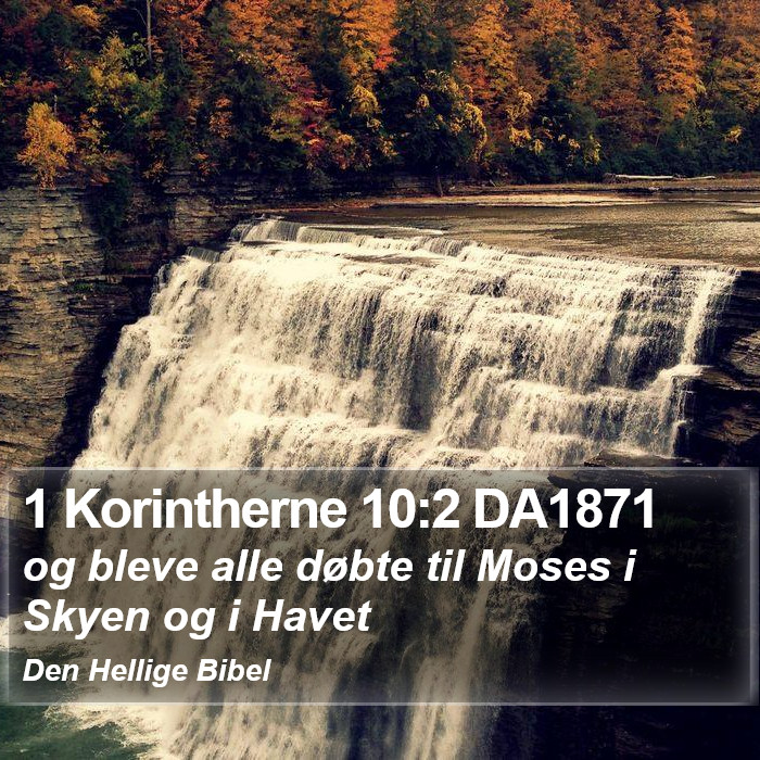 1 Korintherne 10:2 DA1871 Bible Study