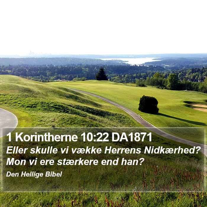 1 Korintherne 10:22 DA1871 Bible Study