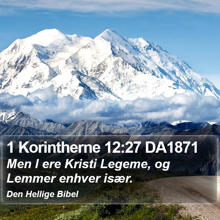 1 Korintherne 12:27 DA1871 Bible Study