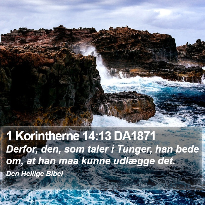 1 Korintherne 14:13 DA1871 Bible Study