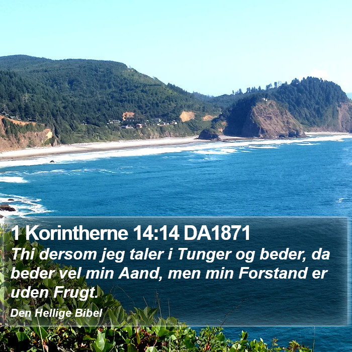 1 Korintherne 14:14 DA1871 Bible Study