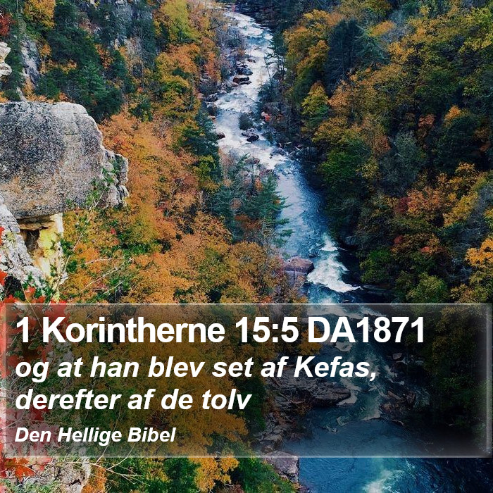 1 Korintherne 15:5 DA1871 Bible Study