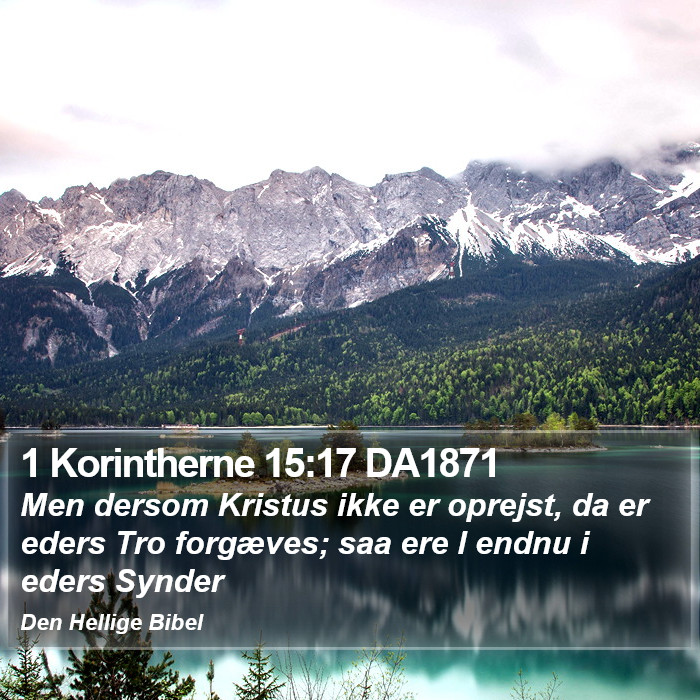 1 Korintherne 15:17 DA1871 Bible Study