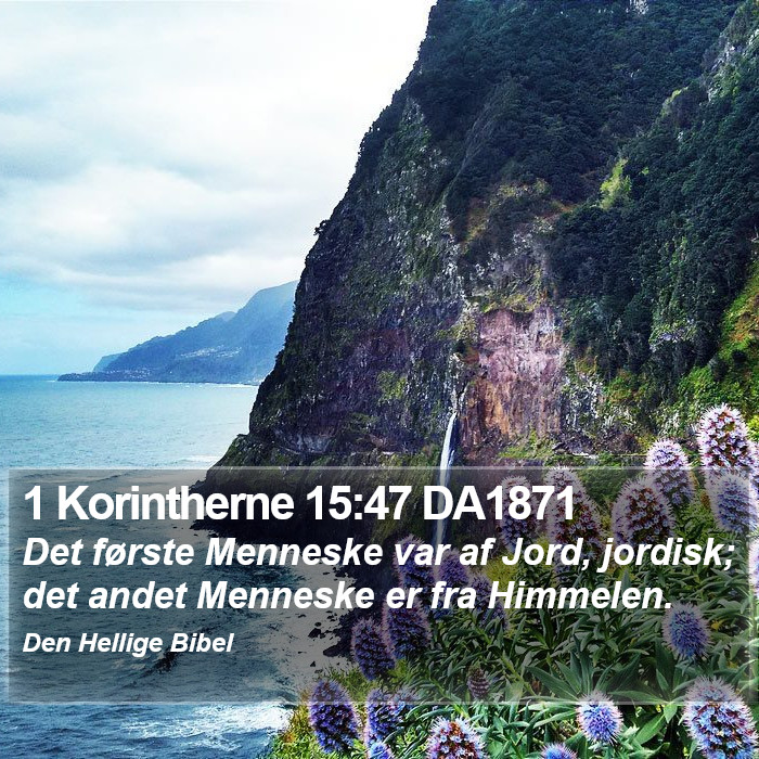 1 Korintherne 15:47 DA1871 Bible Study