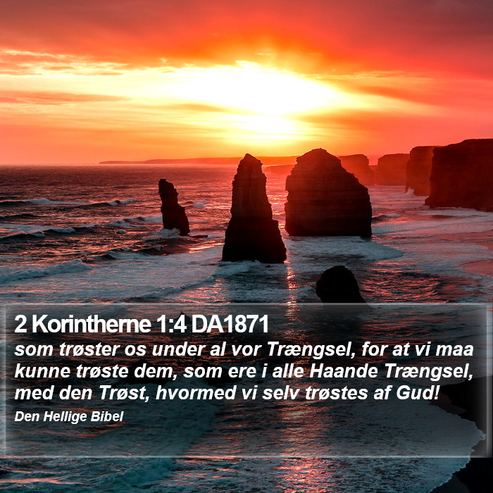 2 Korintherne 1:4 DA1871 Bible Study