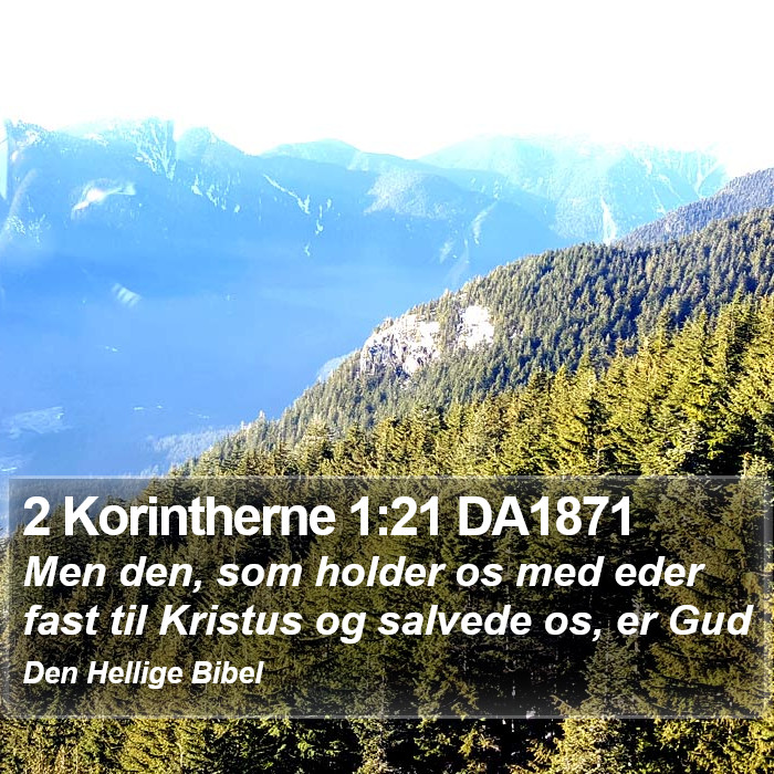 2 Korintherne 1:21 DA1871 Bible Study