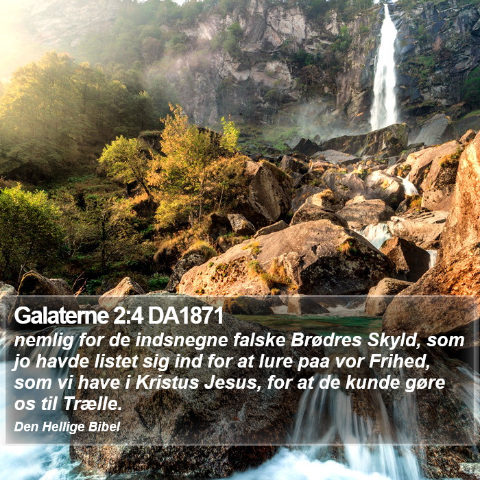 Galaterne 2:4 DA1871 Bible Study