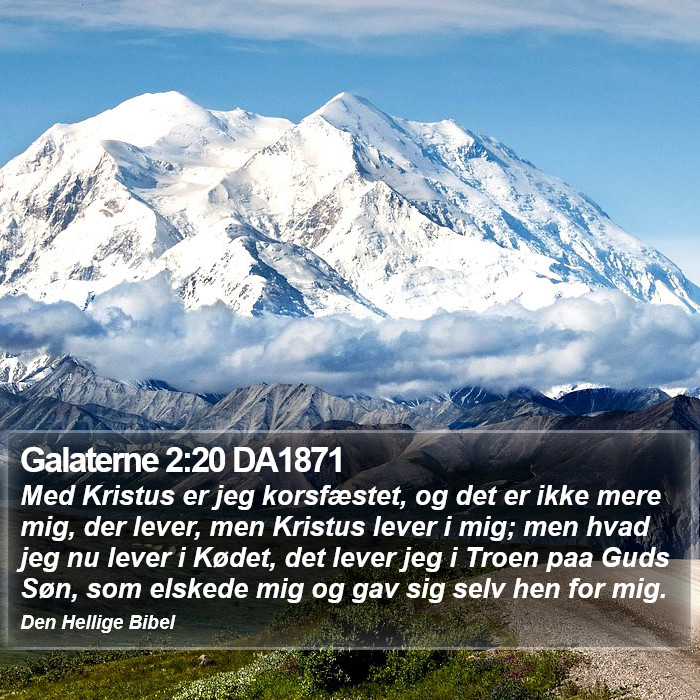 Galaterne 2:20 DA1871 Bible Study