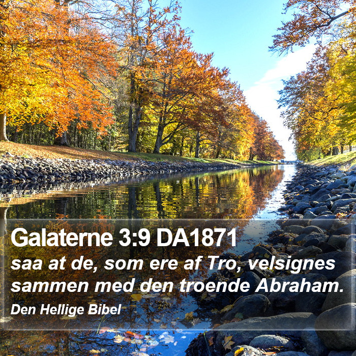 Galaterne 3:9 DA1871 Bible Study