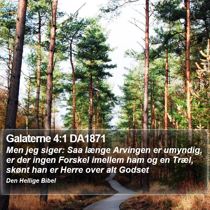 Galaterne 4:1 DA1871 Bible Study