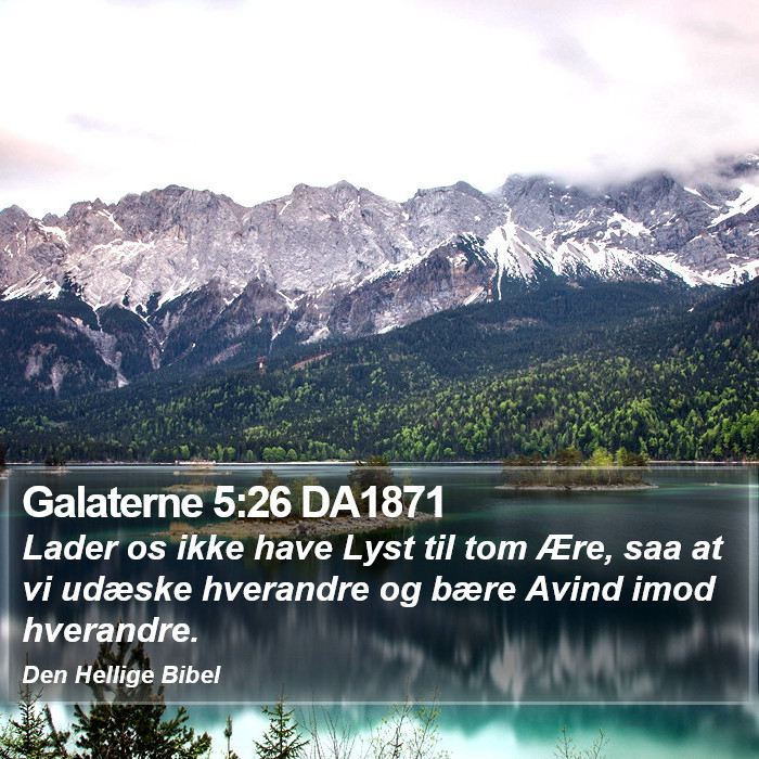 Galaterne 5:26 DA1871 Bible Study