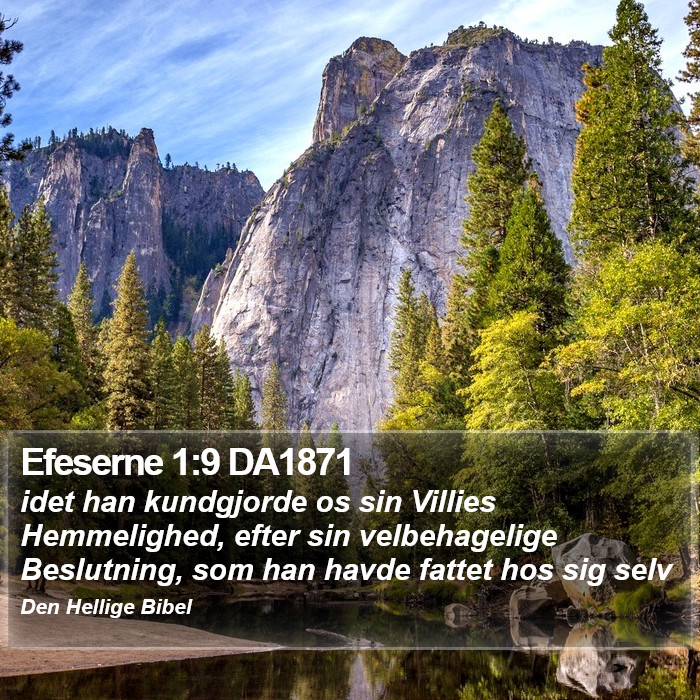 Efeserne 1:9 DA1871 Bible Study