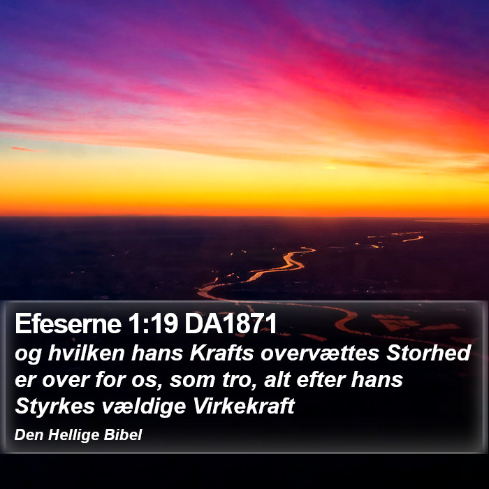 Efeserne 1:19 DA1871 Bible Study