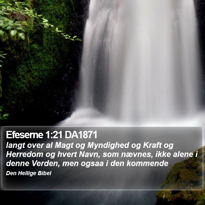 Efeserne 1:21 DA1871 Bible Study