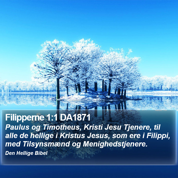 Filipperne 1:1 DA1871 Bible Study