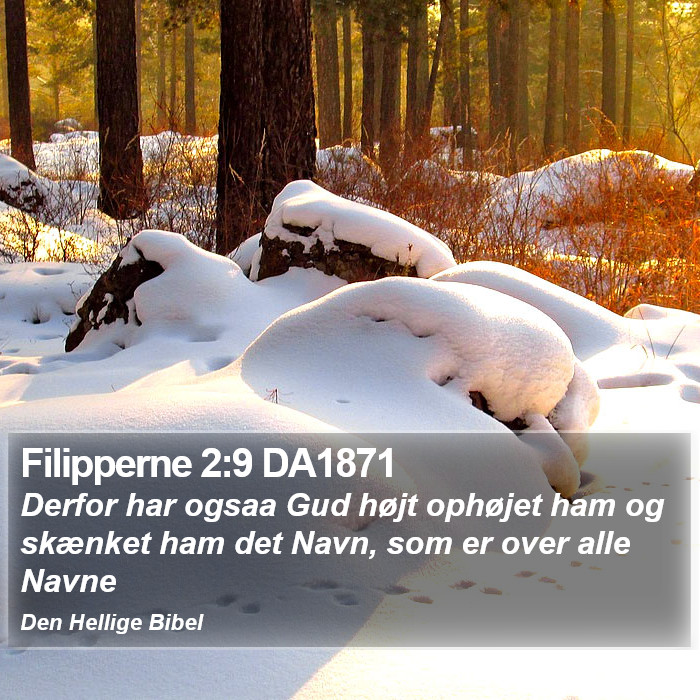 Filipperne 2:9 DA1871 Bible Study
