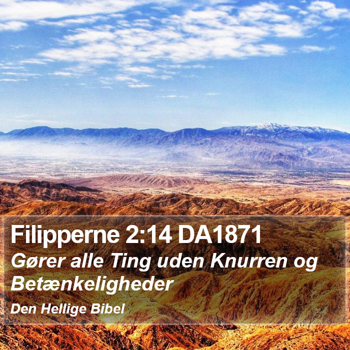Filipperne 2:14 DA1871 Bible Study