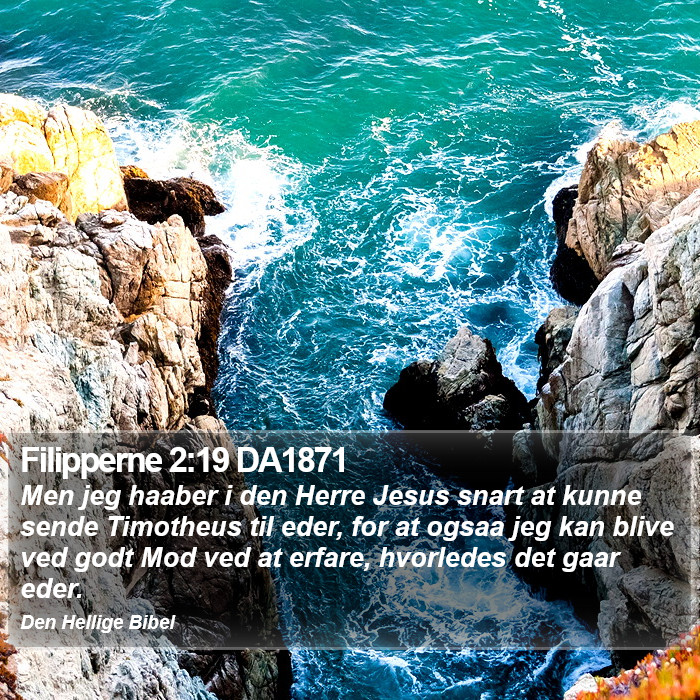 Filipperne 2:19 DA1871 Bible Study
