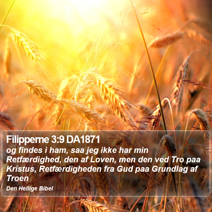 Filipperne 3:9 DA1871 Bible Study