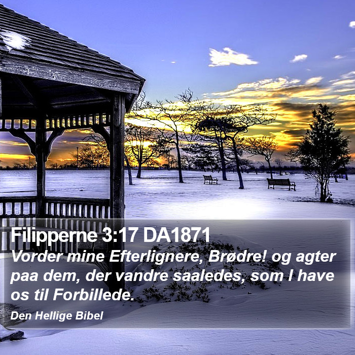 Filipperne 3:17 DA1871 Bible Study