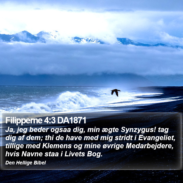 Filipperne 4:3 DA1871 Bible Study