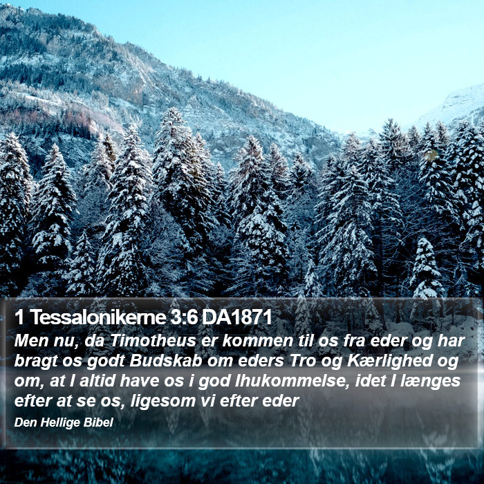 1 Tessalonikerne 3:6 DA1871 Bible Study