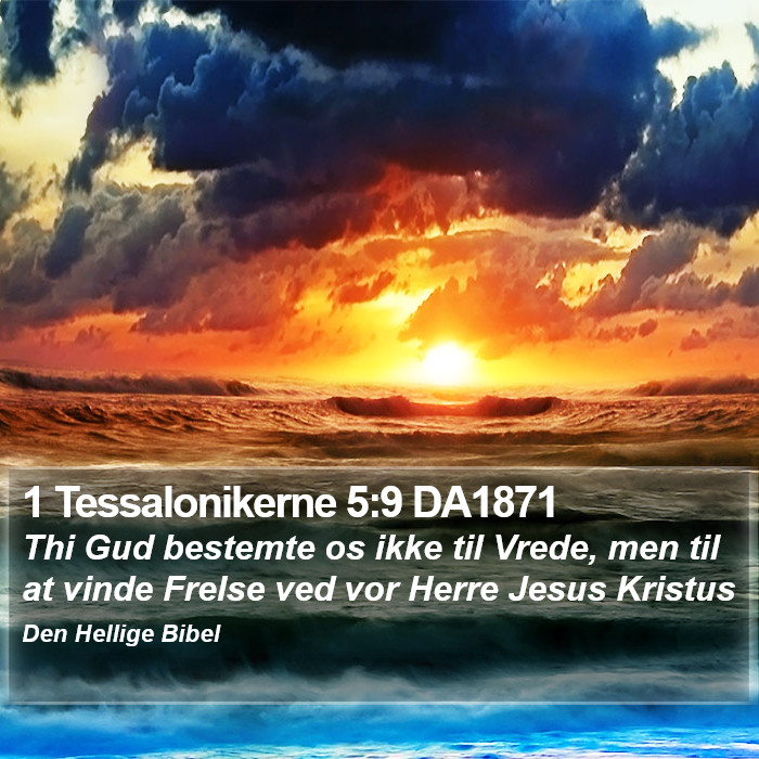 1 Tessalonikerne 5:9 DA1871 Bible Study