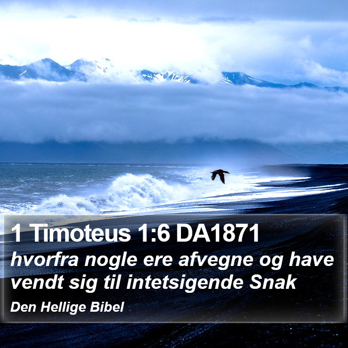 1 Timoteus 1:6 DA1871 Bible Study