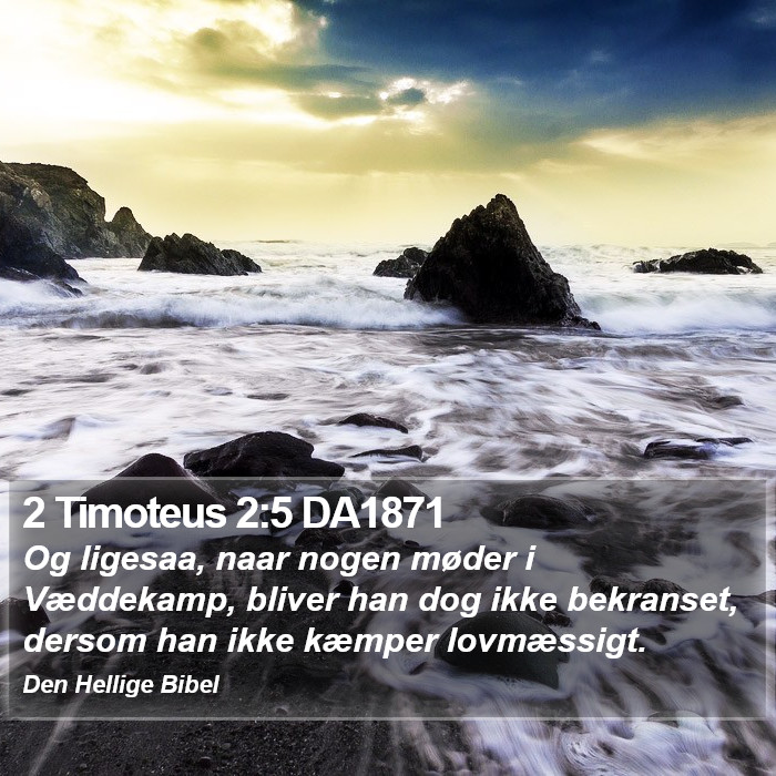 2 Timoteus 2:5 DA1871 Bible Study