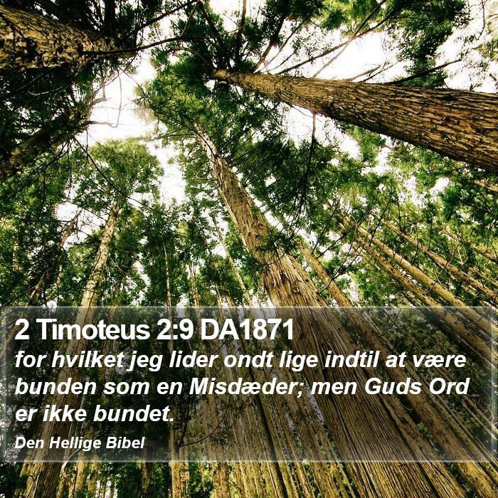 2 Timoteus 2:9 DA1871 Bible Study