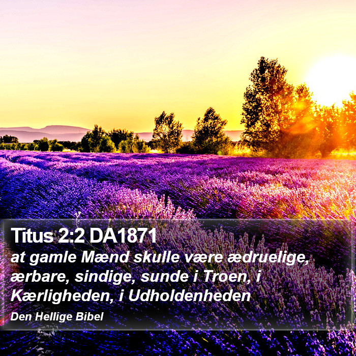 Titus 2:2 DA1871 Bible Study