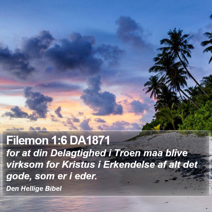 Filemon 1:6 DA1871 Bible Study