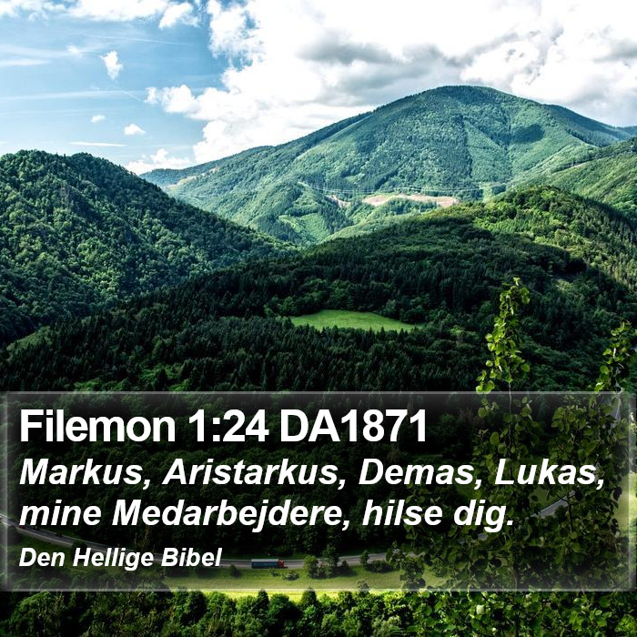 Filemon 1:24 DA1871 Bible Study