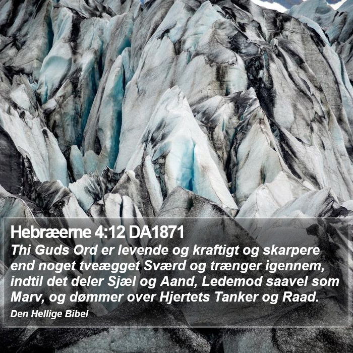 Hebræerne 4:12 DA1871 Bible Study