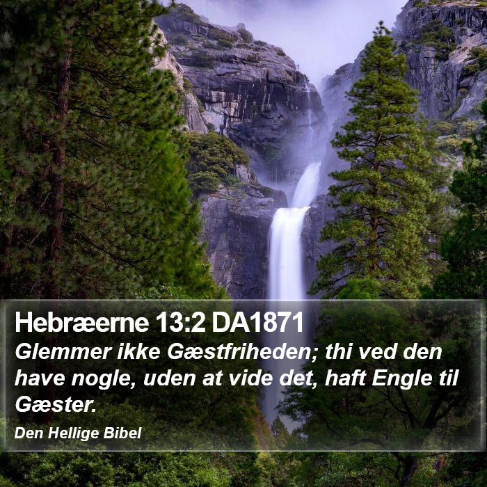 Hebræerne 13:2 DA1871 Bible Study